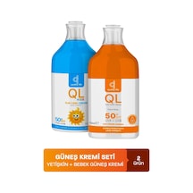 Quality Life Bebek Ve Yetişkin Güneş Kremi Seti SPF50+ 2 x 110 ML