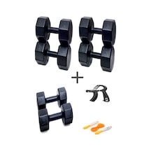 Ps Spor 3 Çift Dambıl Set 5 Kg + 8 Kg +10 Kg + Ayarlanabilir Sayaçlı El Yayı Ve Atlama İpi