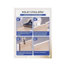 Mobilya Kenar Bant 20 Mm X 50 Metre Mat Krem Ütü Bantı Melamin Kenar Bandı