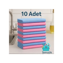 Mikrofiber Cam Bezi 10 Adet 40x40 Cm İz Bırakmaz - Ultra Temiz Yüzeyler Diğer