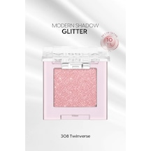 Kalıcı, Topaklanma Yapmayan, Simli Tekli Far Mıssha Modern Shadow Glitter 308 Twinverse