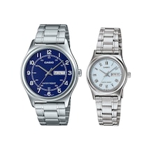 Casio Mtp-ltp-v006d-2budf Çift Kol Saati Kadın-erkek Metalik