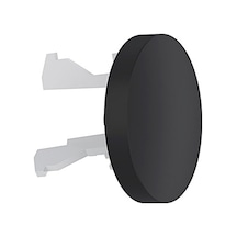 Yt315 Üniversal Seramik Lavabo Su Taşma Delik Yüzüğü Mat Siyah Diğer