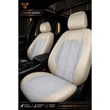 Fiat 2007-2014 Uyumlu Altar Serisi Tay Tüyü Bej Premium Koltuk Kılıfı