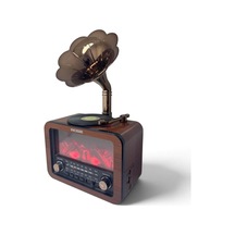 Rose Sp-450 Nostaljik Radyo Bluetooth/usb/sd Kart Girişli Şömine Efektli