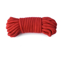 Renkli Iskota Halat 6Mm 10 Metre Kırmızı