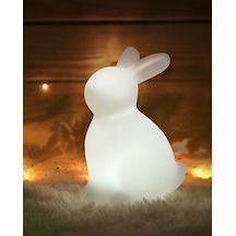 Bunny Glow Şarjlı Masa Lambası Beyaz