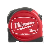 Milwaukee İnce Hafif Şerit Metre Slimline 3 Mt/16 MM 48227703