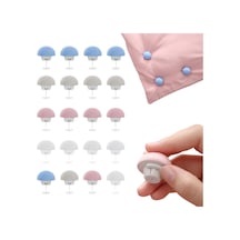 4 Adet Pembe Mantarlı Yorgan Tutucu Macaron Kaymaz Yorgan Battaniye Ekleme Klipsi Kilidini İçin Bir Anahtar Ev Gereçleri 47119767