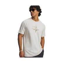 Under Armour Ua Explor Graphic Ss Erkek Günlük Tişört 6012783-110 Beyaz Beyaz
