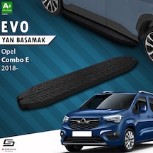 S-dizayn Opel Combo E Evo Siyah Yan Basamak 203 Cm 2018-2023 A+ K