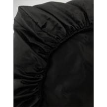 120 Lik Penye Lastikli Çarşaf 120 200 Cm Siyah Siyah