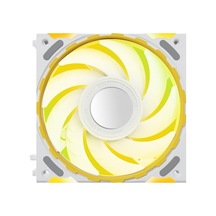 Yeston Sessiz Ve Renkli 12cm Rgb Bilgisayar Soğutma Fanı - Beyaz, Hdb Yataklı, Düşük Gürültü Beyaz Beyaz