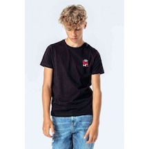 Tshirthane Thee Cool Cats Please Don'T Kill Baskılı Unisex Çocuk Siyah T-Sh