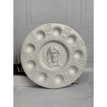 Green House İsa Yüzüyle Paskalya Yumurta Standı 317511813 Beyaz