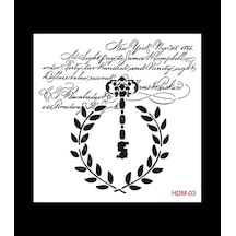Hdm03 Cadence Home Dekor Stencil 25X25