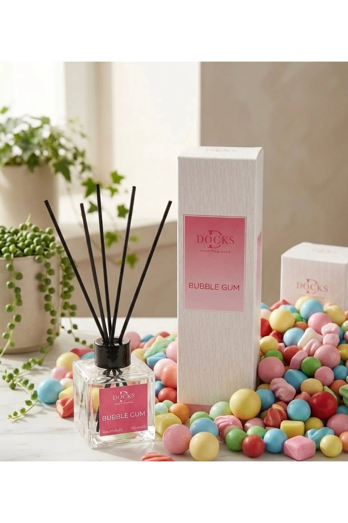 Docks Bubble Gum Aromalı Oda Kokusu-çubuklu Difüzör Sakız