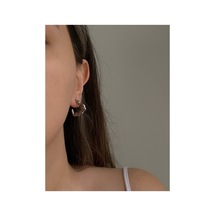 Çelik Gold Vintage Model Basic Kalp Lover Küpe -kararma Yapmaz Gümüş Tek Ebat Çelik Altın