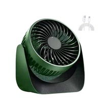 Bosphorusboutique Usb Taşınabilir Sessiz Şarjlı Ofis, Masa Kamp İçin Hızlı Geeroyoo Fanı Ev, Döner 360 3 - Ud