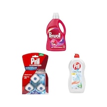 Geliştirilmiş Renkli + Pril Duo Power Experts Kirece Karşı Etkili 3 Tablet + Pril Losyon Aloe Özlü Kaşmir Etkisi İle Cilde Uyumlu