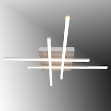 TT036-BY TT Aydınlatma Hashtag Modeli Mat Beyaz (Beyaz Işık) Led Avize Beyaz