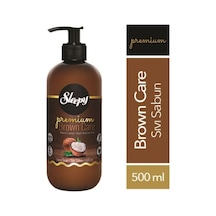 Sivi Sabun Premium Brown Care Doğal Hindistan Cevizi 500 Ml 12'li Paket