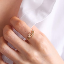 14K Altın Zeytin Dalı Yüzük 525972651