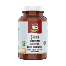 Ncs Çinko Bisglisinat & Bakır Selenium 180 Tablet Zinc