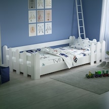 Tuliplifeyapımarket Tuliplife Montessori Karyola Beyaz Oval Köşe (512289892)