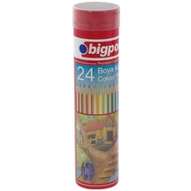 Bigpoint Bp941-24 Metal Tüpde Kuru Boya Kalemi 24 Renk