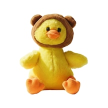 Sevimli Şapkalı Peluş Ördek 30 Cm Oyuncak Uyku Arkadaşım Sarı