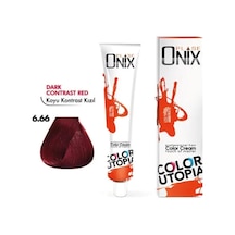 Tüp Saç Boyası 60 Ml Profesyonel Krem Boya - 6/66 Koyu Kontrast Kızıl