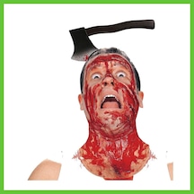 Bezos Kafaya Saplanmış Halloween Kanlı Balta Şaka Tacı Dmc Diğer