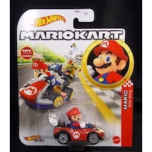 Hot Wheels Mario Kart Karakter Araç Mario GBG25 GRN17