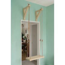 Ayarlanabilir İpli Ev Tipi Çocuk Salıncağı Kompakt Tasarım 40x20 Cm 12 Yaş