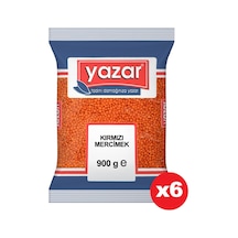 Yazar Kırmızı Mercimek 6 x 900 G