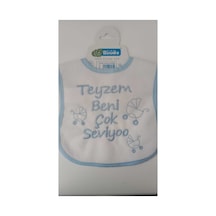 My Baby Kumsal Su Geçirmez Teyzem Beni Çok Seviyor Baskılı Bebek Mama Önlüğü