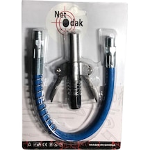 Çift Mandallı Hortumlu Gres Pompa Ucu Gres Tabanca Ucu Memesi Yağ Tabanca Ucu