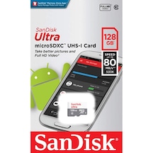 Sandisk Ultra SDSQUNS-128G-GN6MN 128 GB MicroSDXC Class 10 UHS-I Hafıza Kartı