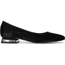 Tamer Tanca Kadın Hakiki Deri Siyah Babet Ayakkabı 891 2016 Bn Ayk Sk24-25 Sıyah Siyah