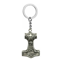 İskandinav Thor Figürlü Unisex Anahtarlık Güç Ve Mitolojik Temalı Viking Aksesuar