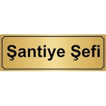 Şantiye Şefi Yönlendirme Levhası 7cmx20cm