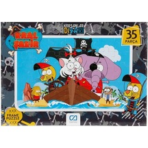 Kral Şakir Korsanlar Diyarı 35 Parça Puzzle