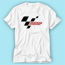Motogp Beyaz Baskılı Tshirt Modeli