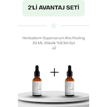 Herbaderm Superserum Aha Peeling 30 Ml Glikolik %8 İkili Set