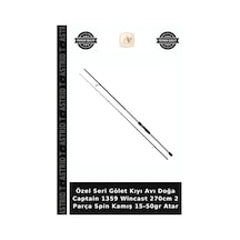 Özel Seri Gölet Kıyı Avı Doğa Captain 1359 Wincast 270cm 2 Parça Spin Kamış 15-50gr Atar Standart