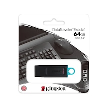 64GB USB3.2 DTX/64GB Exodia MAVİ KINGSTON
