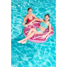 Bestway Donut Simit Pembe 1.07 CM Çok Renkli