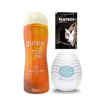 Durex Play İsteklendirici & Kayganlaştırmaya Jel 200 Ml + Egg Cep Tipi Mastürbatör + Hediye