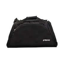 Strong Bag Unisex Ayakkabı Bölmeli Spor Ve Antrenman Çantası , Geniş Bavul Seyahat Çantası, Fitness El Çantası Yn03 Siyah